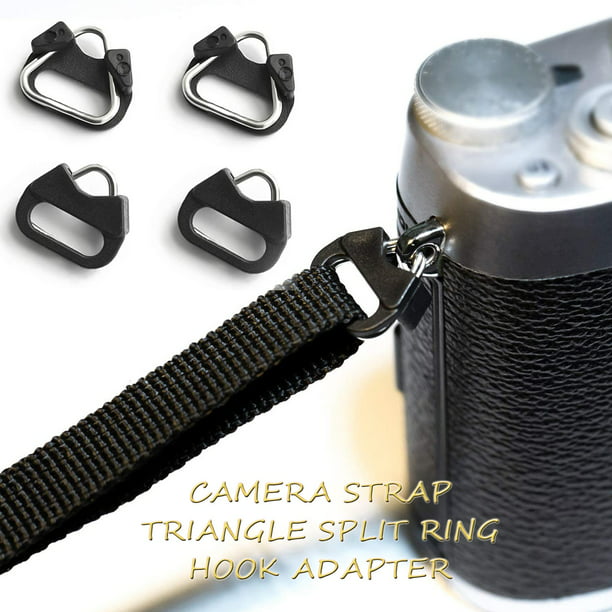 Camera Quick Release Shoulder Strap Hook Adapter Stainless Steel Lug Ring Durable Lightweight with Screw Rugged 